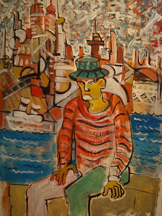UOMO DAL CAPELLO VERDE