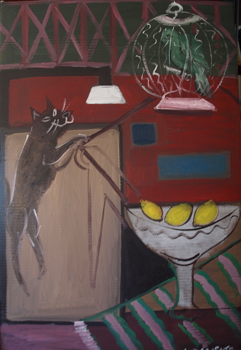 E IL GATTO MANZO DECIDE DI MANGIARE
